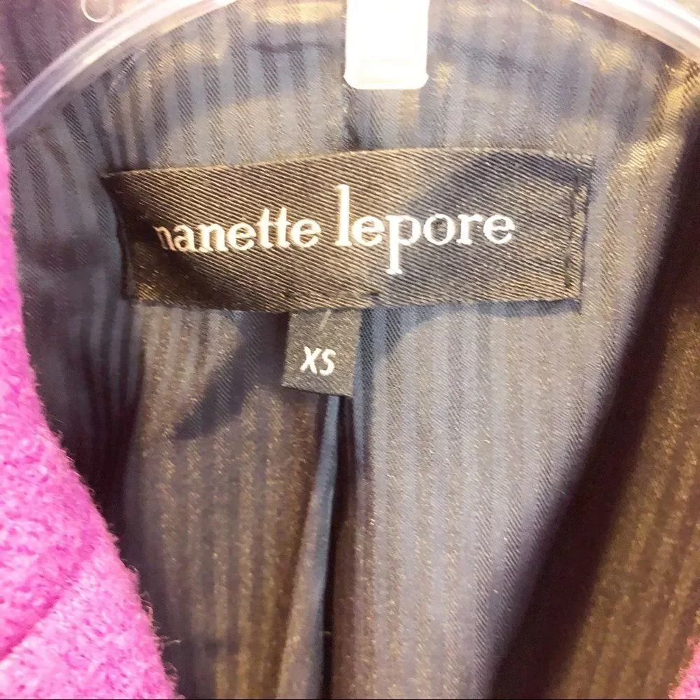 Nanette Lepore Boucle 100% Wool Peacoat XS